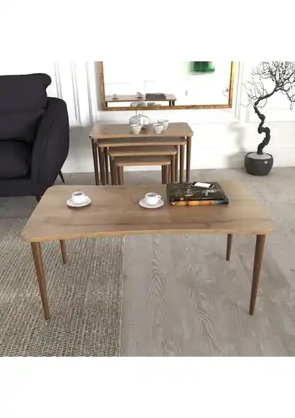 Zuesse Aleyna Serisi Sehpa Seti: Estetik ve Fonksiyonellik Bir Arada