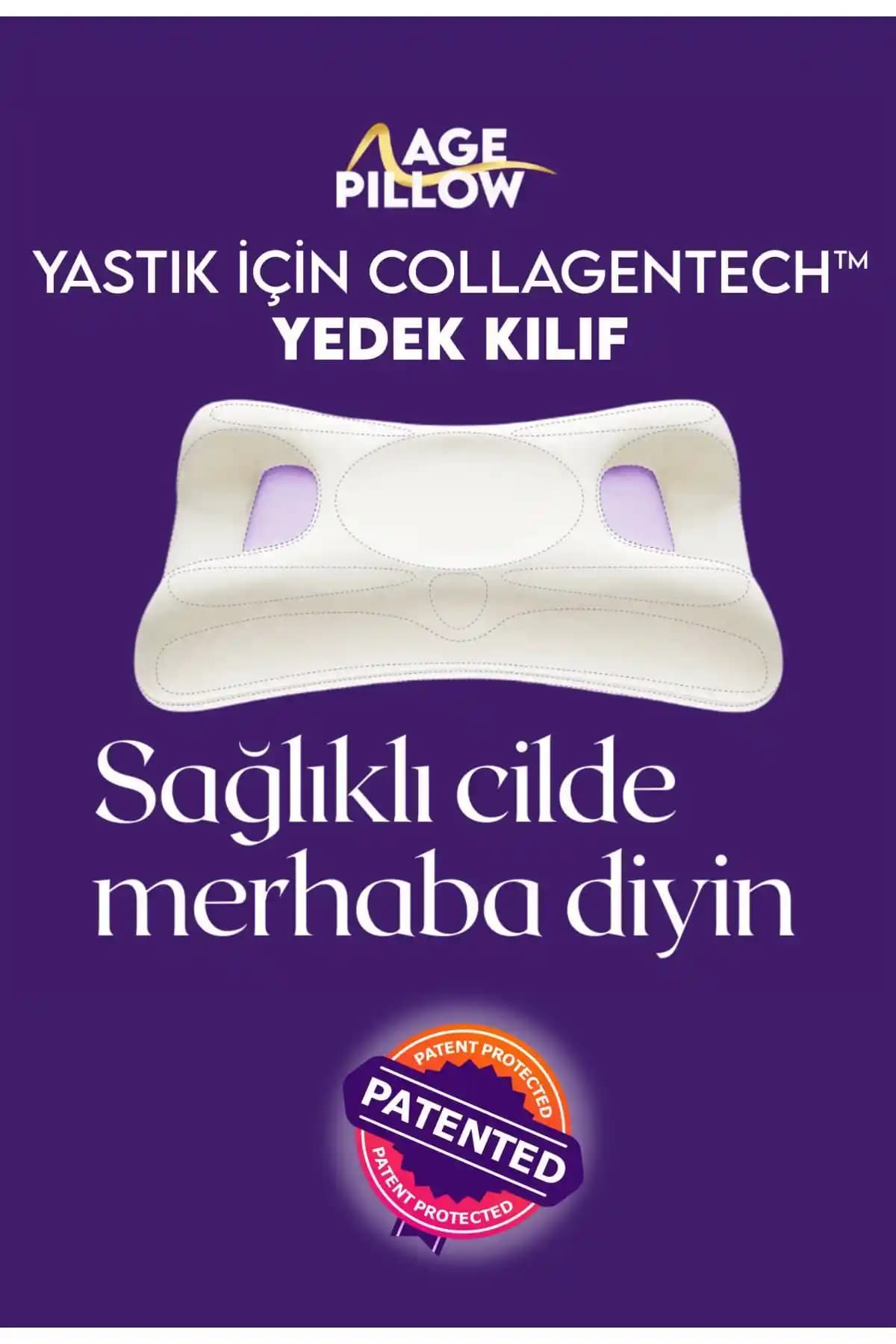 Age Pillow Yedek Kılıfı: Rahat ve Dayanıklı Pamuklu Visko Elastik Yastık Kılıfı