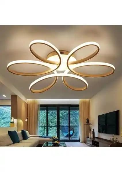 Artı Ayydınlatma Papatya Plafonyer Ledli Avize Modern ve Şık Tasarım Özellikleri