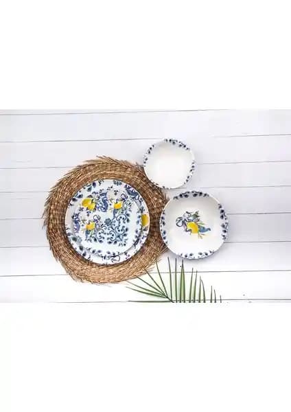 Aryıldız Marianna Klasik Yemek Seti 24 Parça Şık ve Dayanıklı Porselen Takım