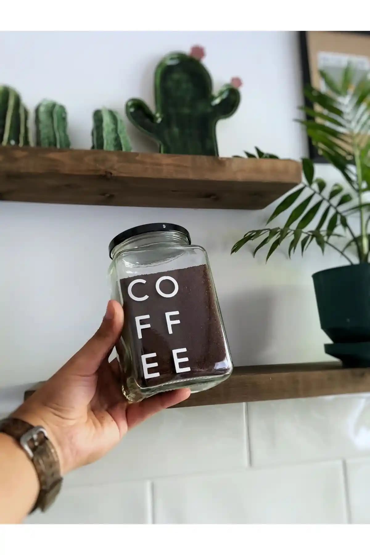 Atölye Merdiven Cam Kavanoz Seti Modern Mutfaklar İçin Şık ve Fonksiyonel Saklama Çözümü