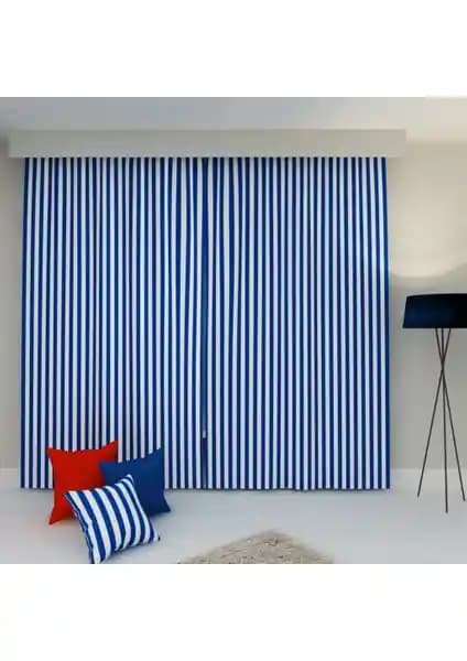 Balkon ve İç Mekân Perde Seçenekleri: Perhal Mavi Beyaz Çizgili ve Venassa Blackout Karşılaştırması