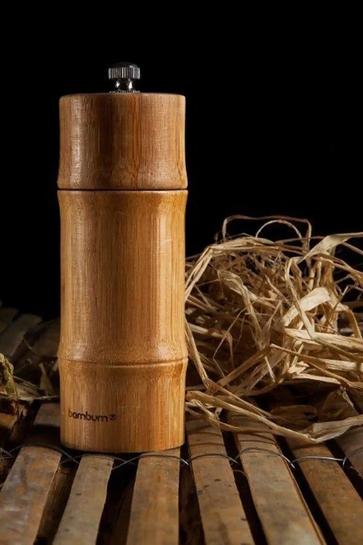 Bambum Madras Tuz Karabiber Öğütücü Küçük B2457: Doğal ve Şık Mutfak Aksesuarı