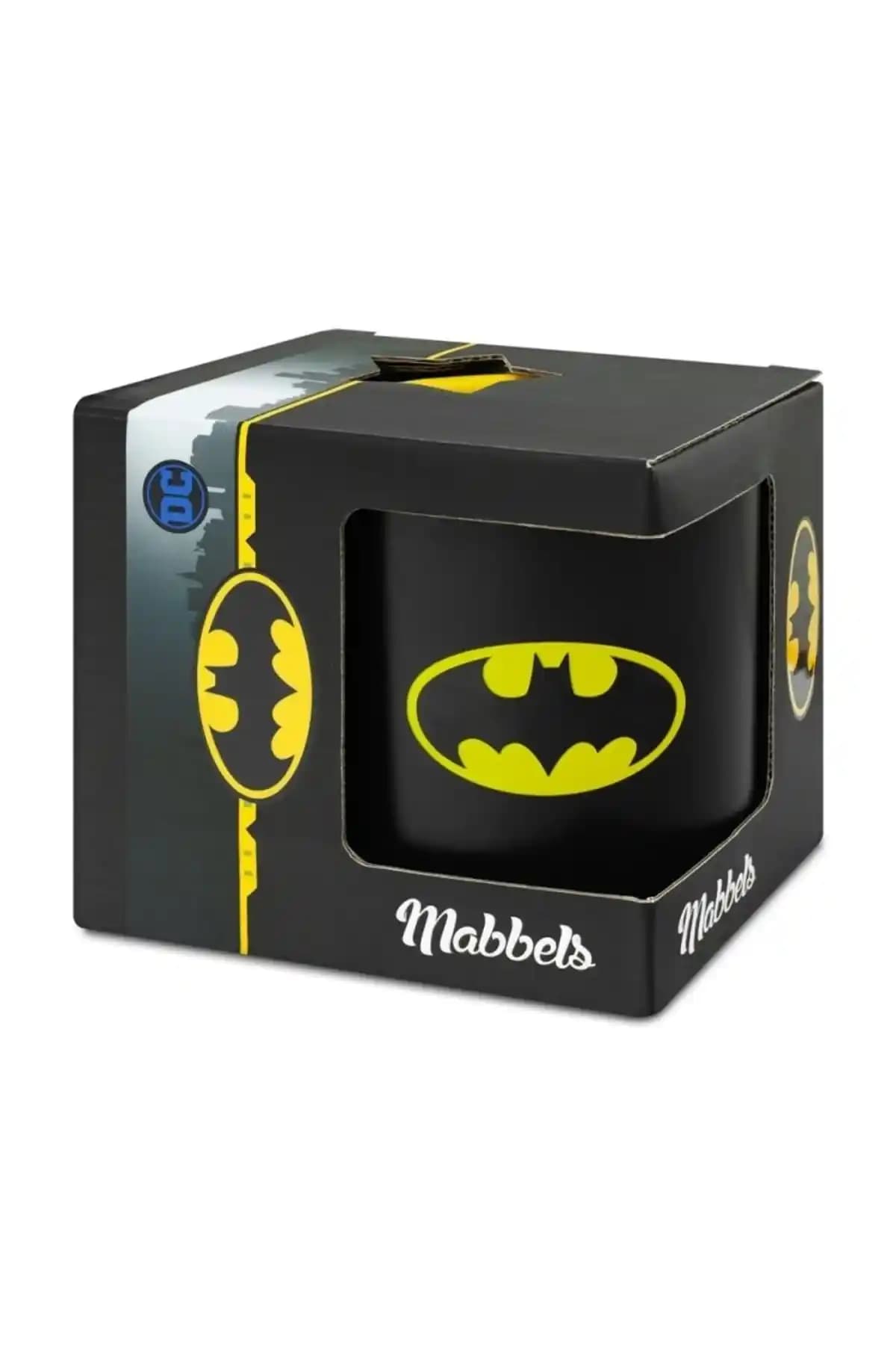 Batman Logo Kupa Seramik Tasarım ile Günlük Kullanım ve Koleksiyon İçin Uygun