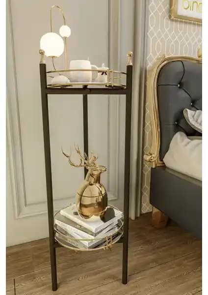 Bino Komodin Dresuar Metal Çok Amaçlı Kullanım Yatak Odası ve Dekoratif Mobilya