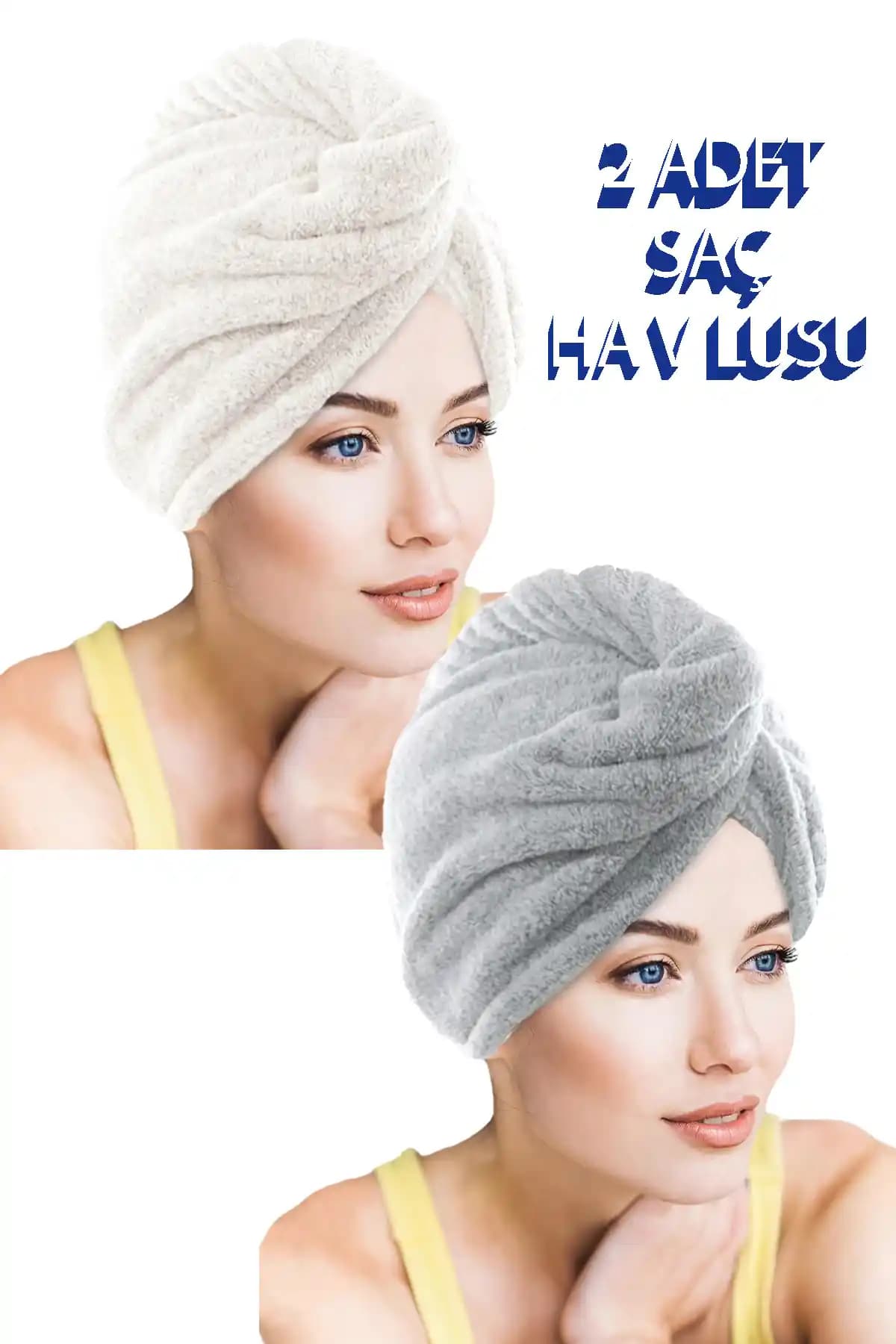 CHIZGY Mikrofiber Saç Havlusu Seti: Hızlı Kuruma ve Yumuşak Dokulu Saç Bakımı