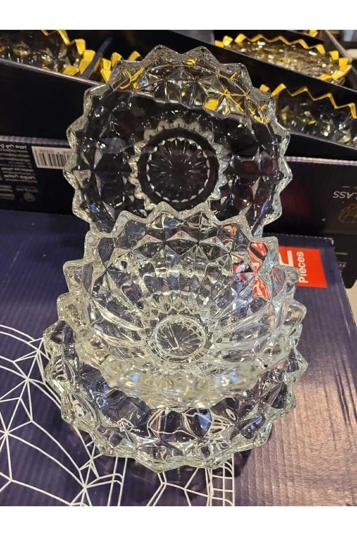 City Glass 12 Parça Çerezlik Seti Modern Tasarım ve Dayanıklı Malzeme ile Mutfaklarınızda Şıklık