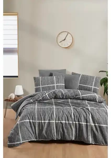 Conzaliza Çift Kişilik Pamuklu Nevresim Seti: Şıklık ve Konfor Sunan Modern Tasarım