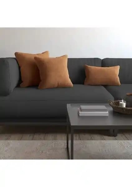 Demor Home Soft Series Kaju Rengi Kırlent ve Yastık Kılıfı - Estetik ve Konfor Sunan Yüksek Kaliteli Ürün