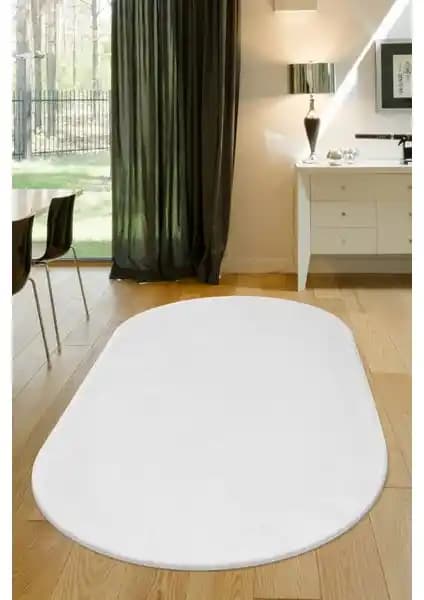 Dijidekor Beyaz Oval Post Dokuma Halı: Modern ve Fonksiyonel Tasarım Özellikleri