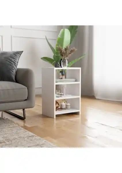 Ege Modüler 4 Raflı Komodin: Çok Amaçlı ve Dayanıklı Modern Yatak Odası Parçası