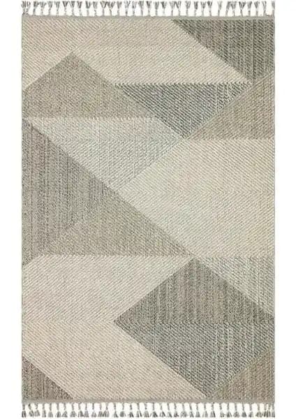 Eko Halı Soho Sh 08 Gri Multy Etnik ve Modern Dekoratif İnce Halı 80x150 cm