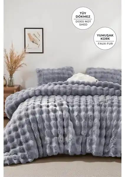 Evlen Home Collection Yatak Örtüsü Seti: Modern Tasarım ve Yüksek Konfor Sunan Şık Çift Taraflı Ürün