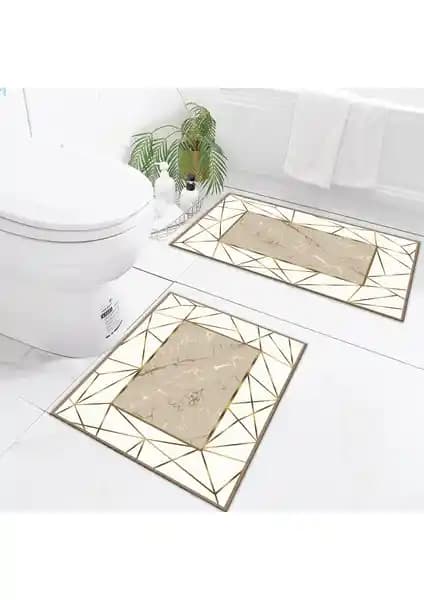 Faiend Yıkanabilir Dijital Baskılı ve Raschel Carpet Balat Halı 3'lü Kaymaz Taban Paspası Karşılaştırması