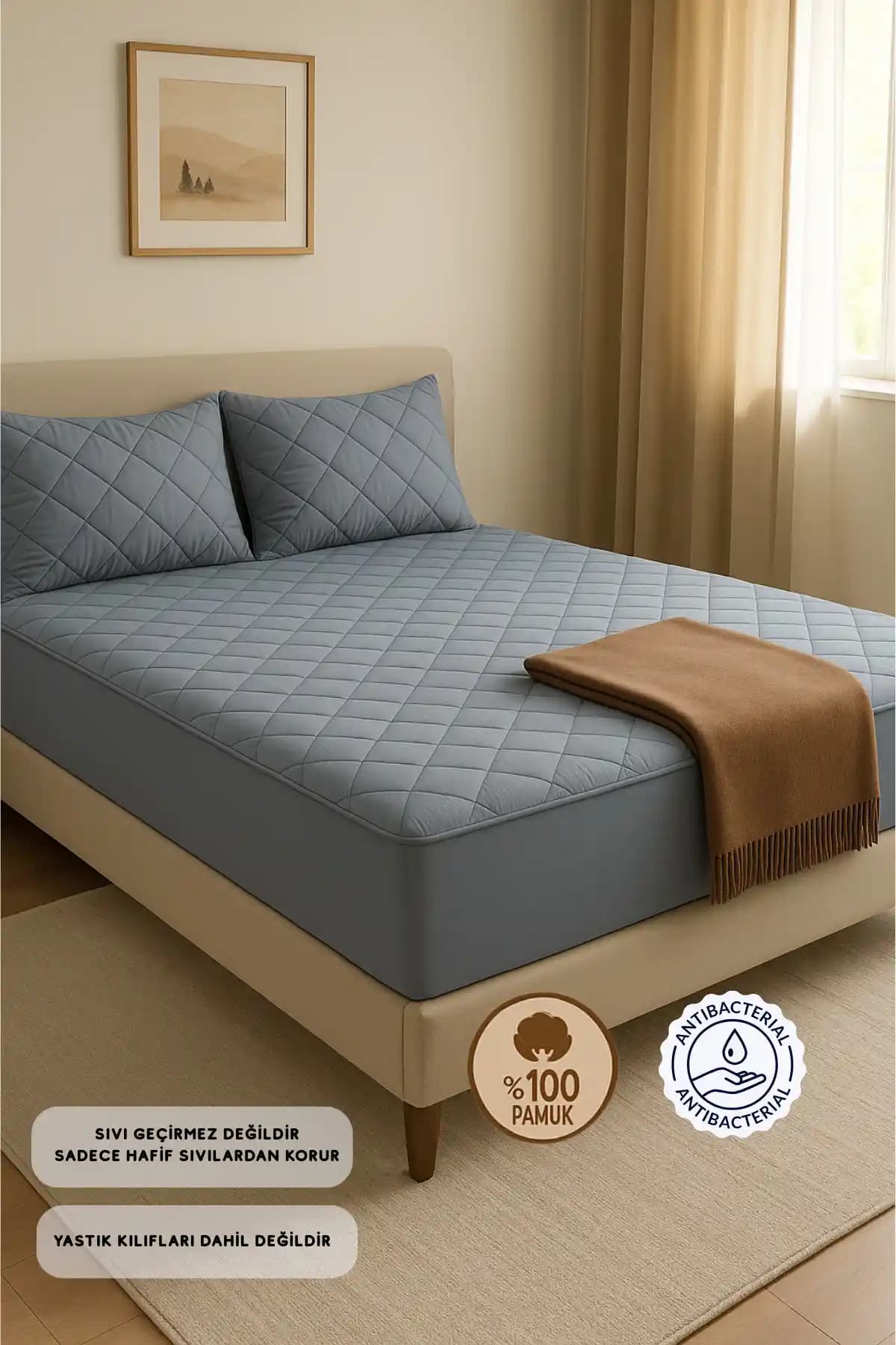 Formeya %100 Pamuk Kapitone Fitted Yatak Koruyucu Çarşaf: Konfor ve Koruma Sağlayan Ürün