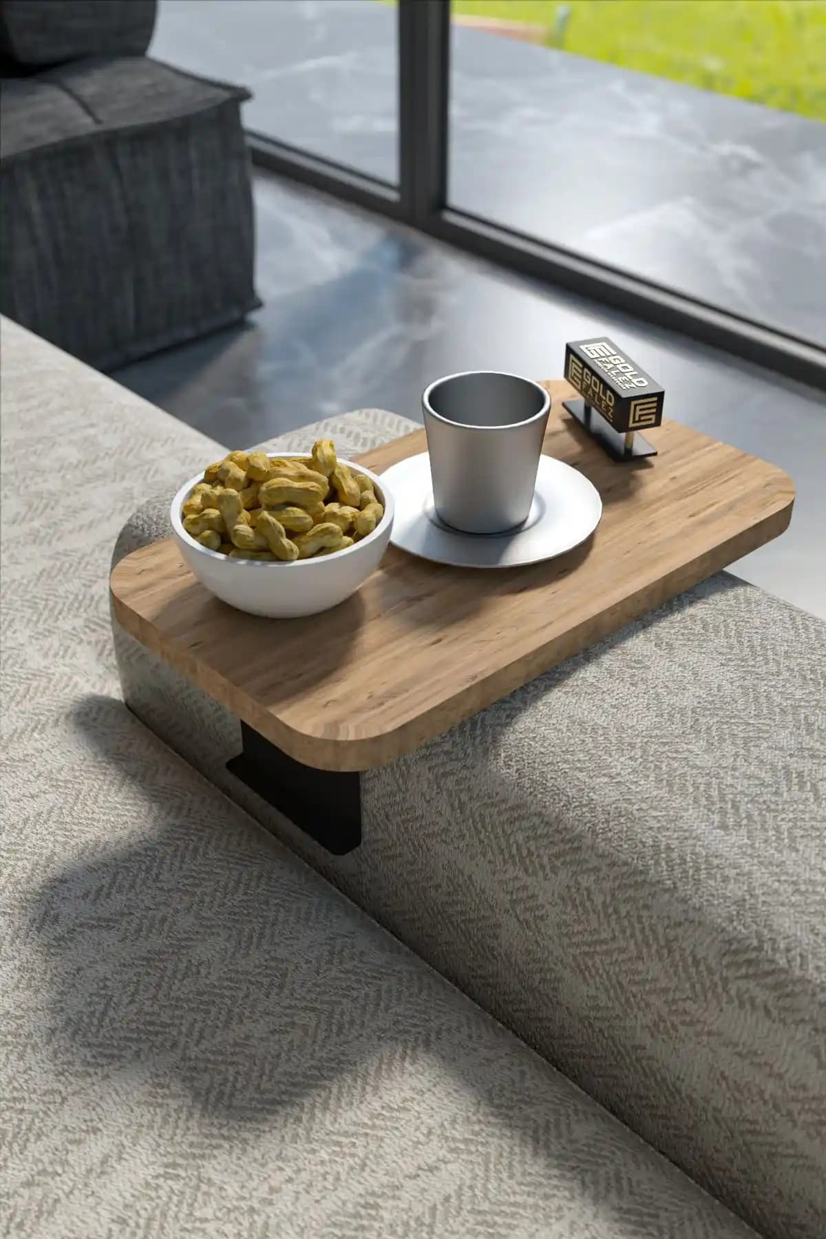 GOLDFALEZ Yan Sehpa Modern ve Ayarlanabilir Tasarımıyla İç Mekânlara Şıklık Katar