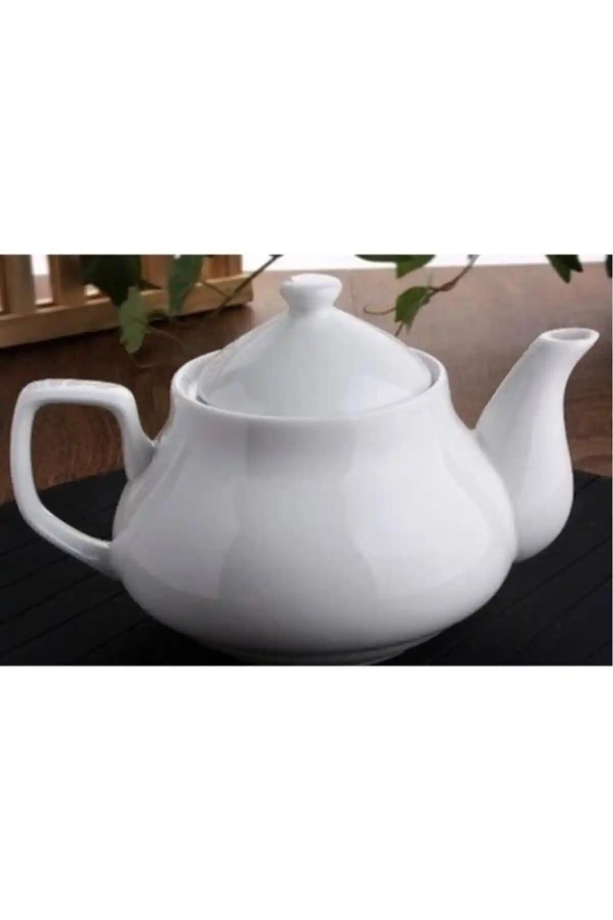 GÖNÜL 750 ml Porselen Demlik: Şık ve Dayanıklı Çay Demliği Modeli