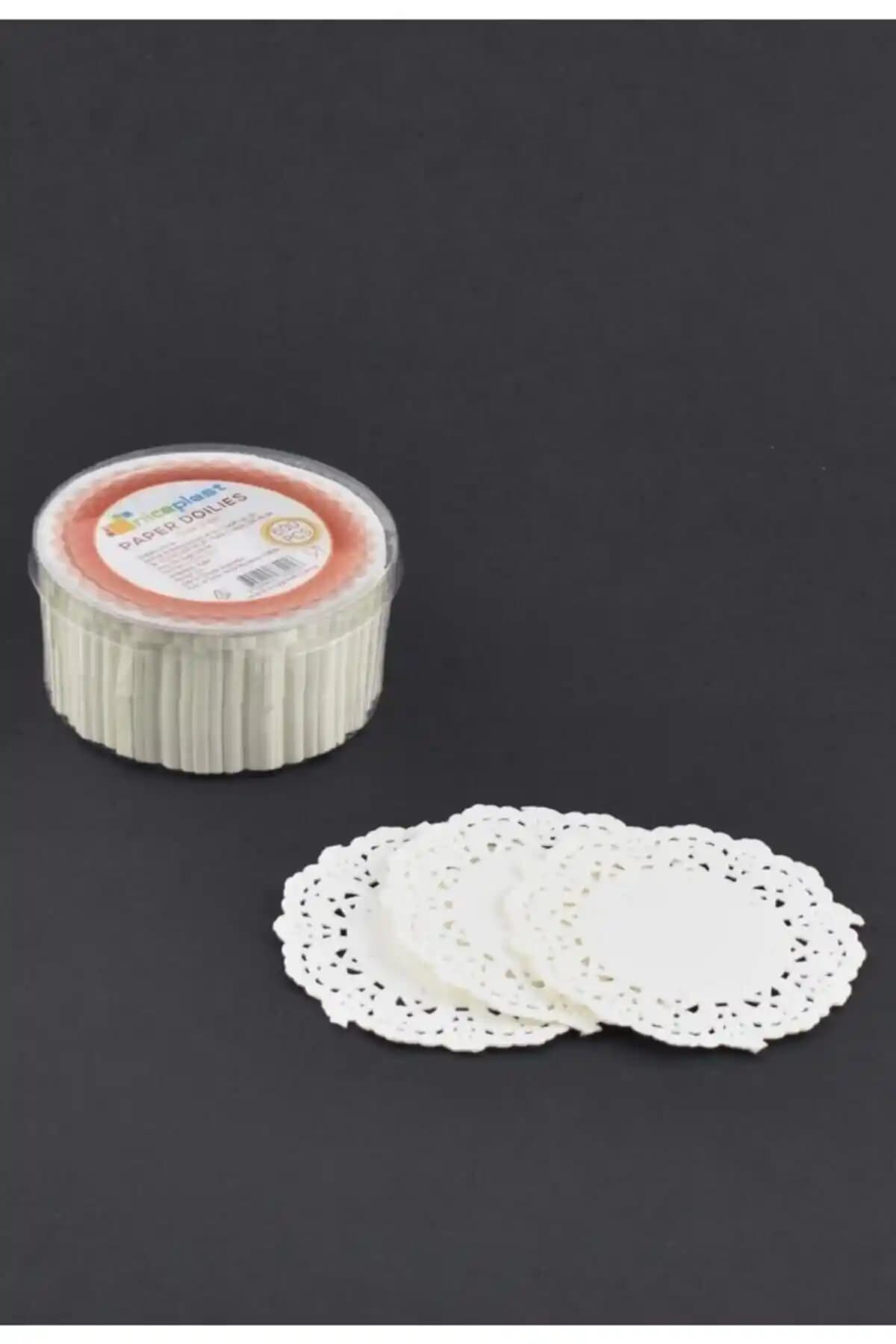 Güntem Niceplast Dantel Bardak Altlığı Kağıt Şık ve Pratik Masa Dekorasyonu Çözümü