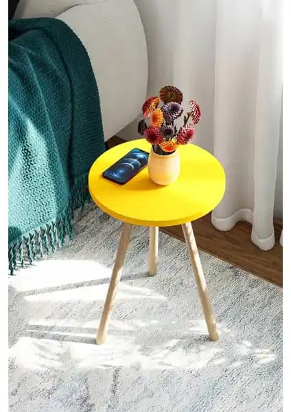 İntergo Yuvarlak Yan Sehpa: Modern Tasarım ve Fonksiyonellik Bir Arada