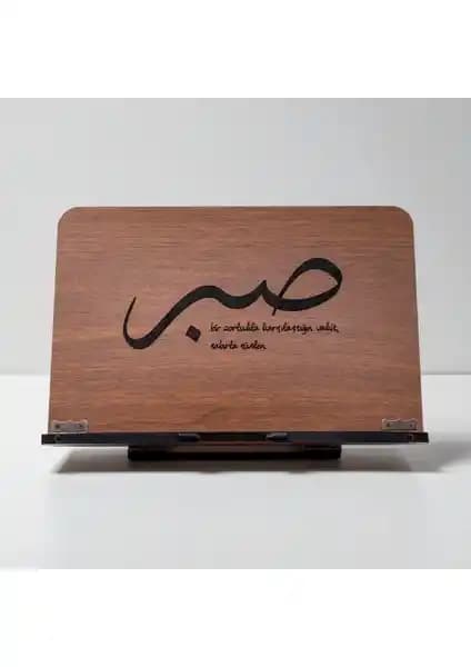 İsfahanTA Masaüstü Ahşap Kitap Okuma Standı: Ergonomik ve Kişiselleştirilebilir Tasarım