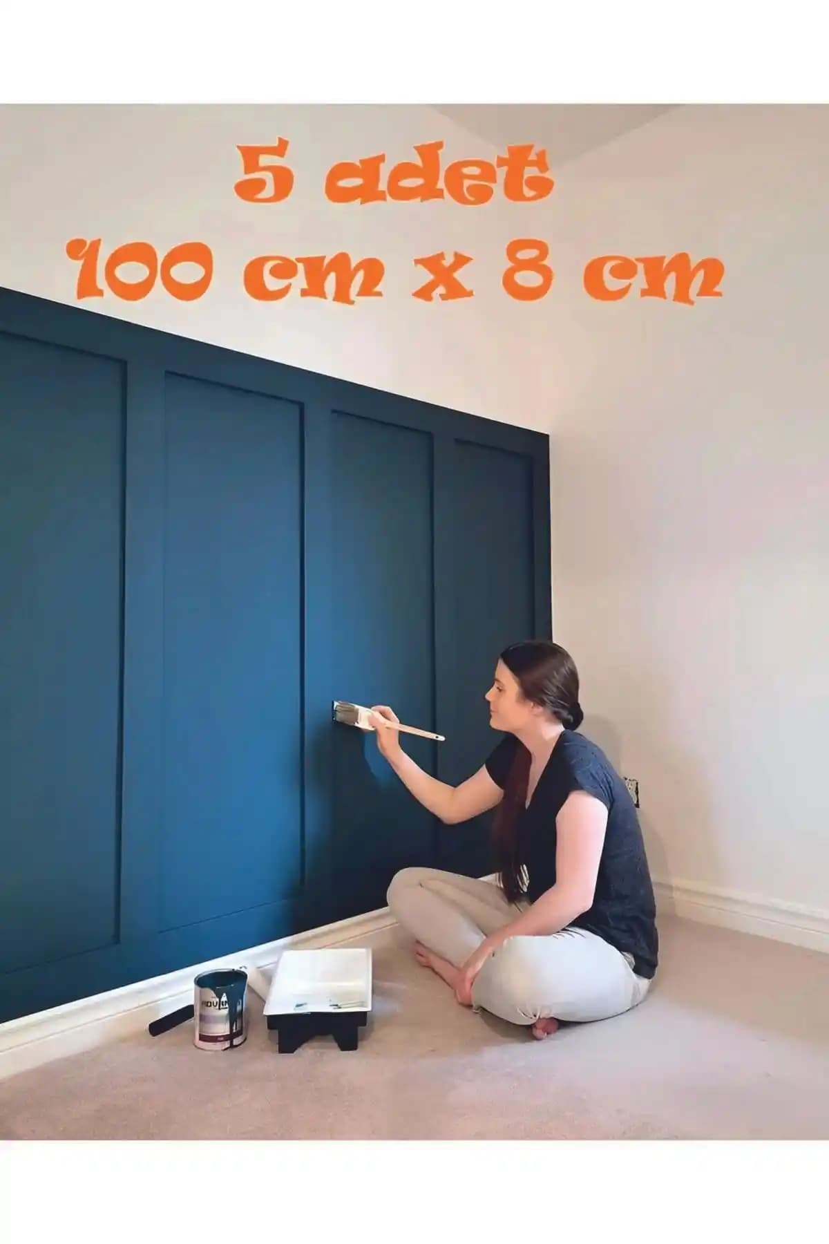 İskandinav Stil Duvar Çıtası 4mm Kalınlık Modern ve Estetik İç Mekan Dekorasyonu