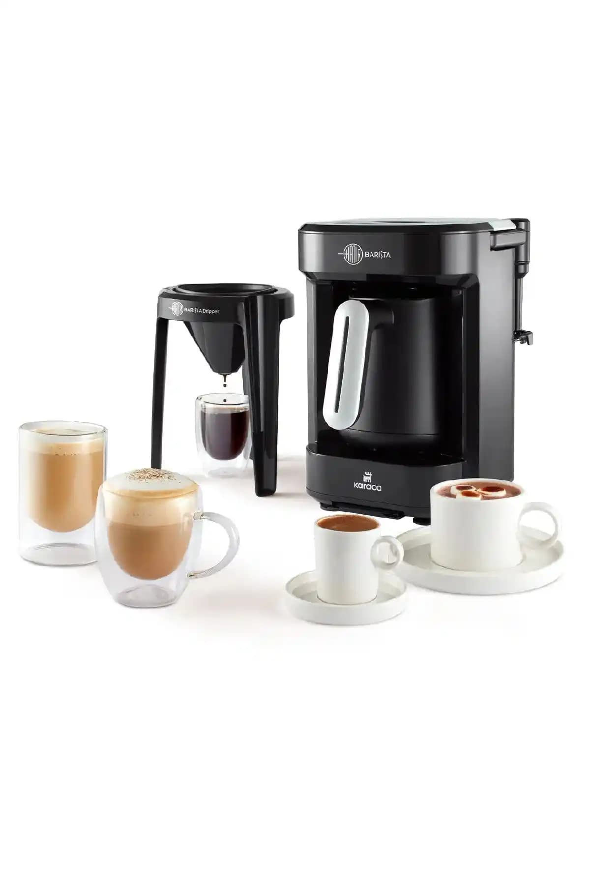 Karaca Hatır Barista Türk Kahve Makinesi ve Cappuccino Cihazı Pearl White Özellikleri