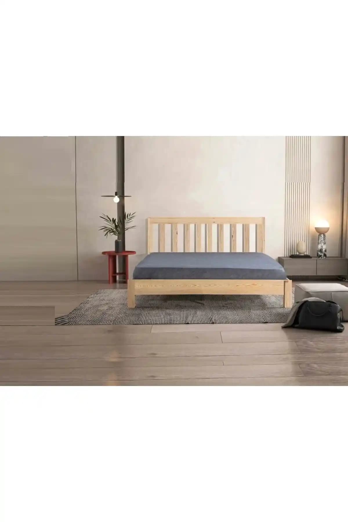 Kayseri Masif Ahşap Karyola Modern Estetik ve Dayanıklılık Sunan Tasarım