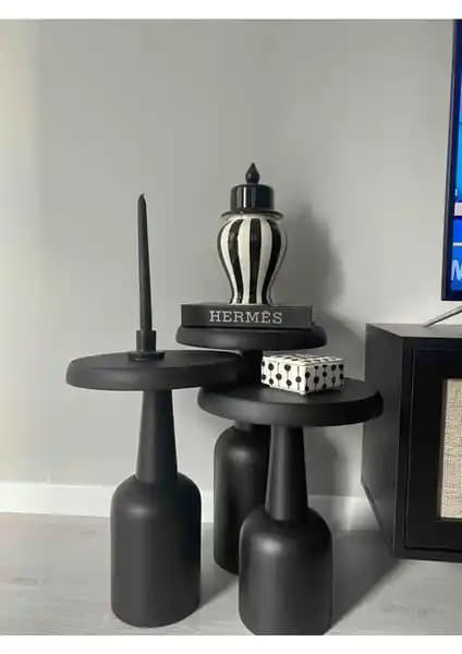 Kimahome Ürgüp Mantar Sehpa Seti: Modern ve Dayanıklı Tasarımın Şıklığı