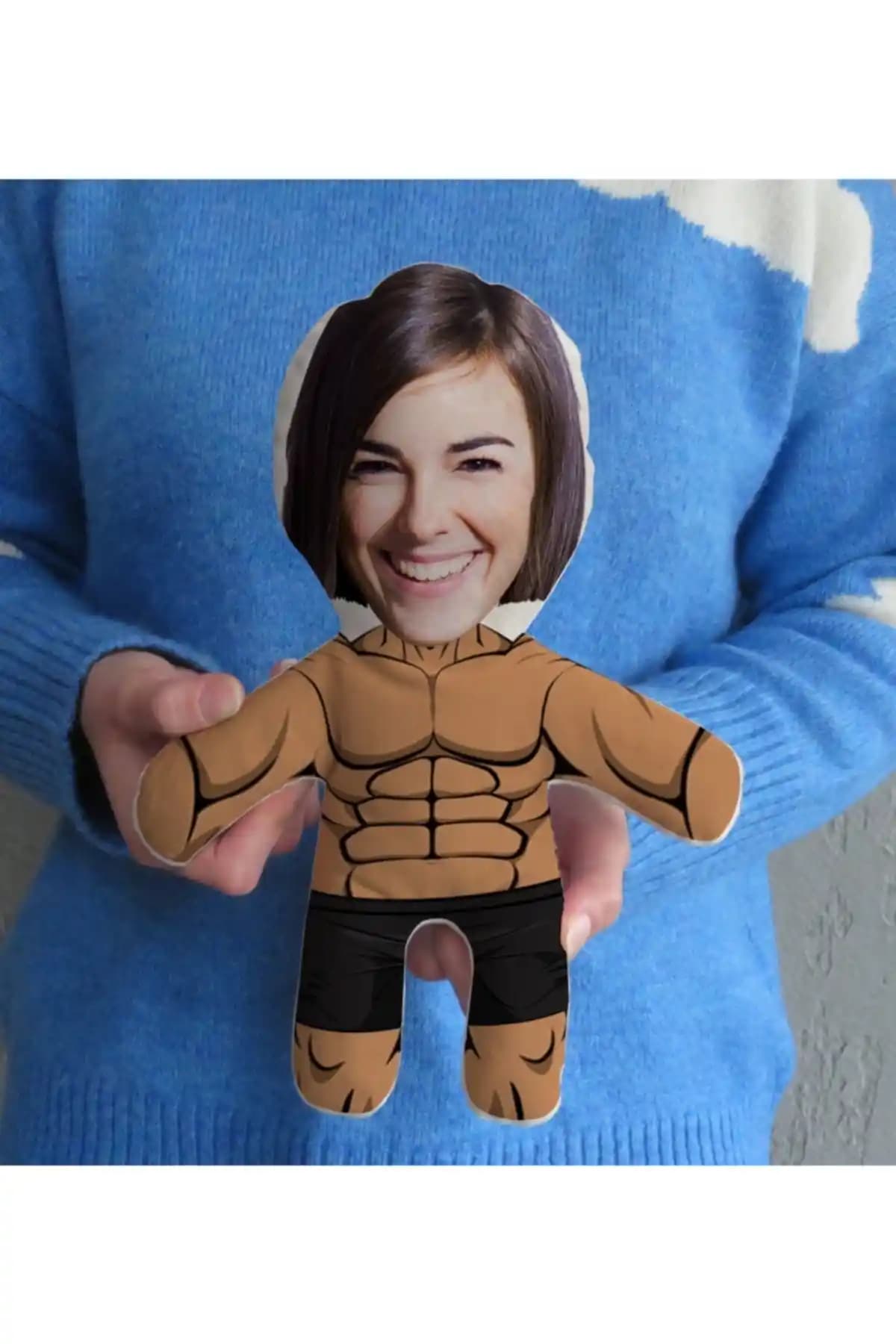 Kişiye Özel Eğlenceli Surat Bebek Yastık Renkli ve Dayanıklı Tasarımıyla Çocuklar İçin Uygun