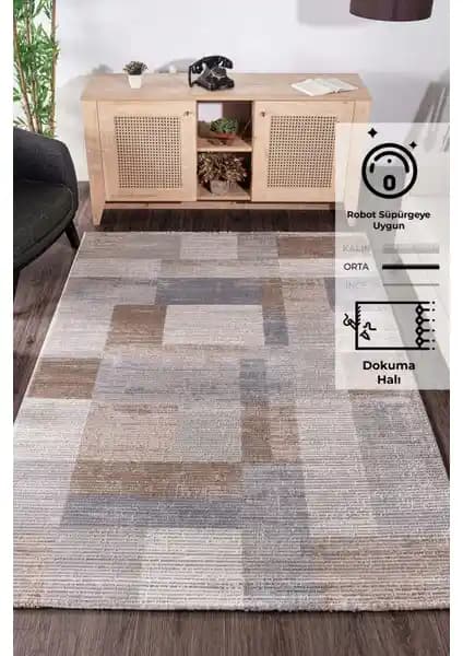 Konfor 4478 Modern Dokuma Halı: Şıklık ve Dayanıklılığı Bir Arada Sunar