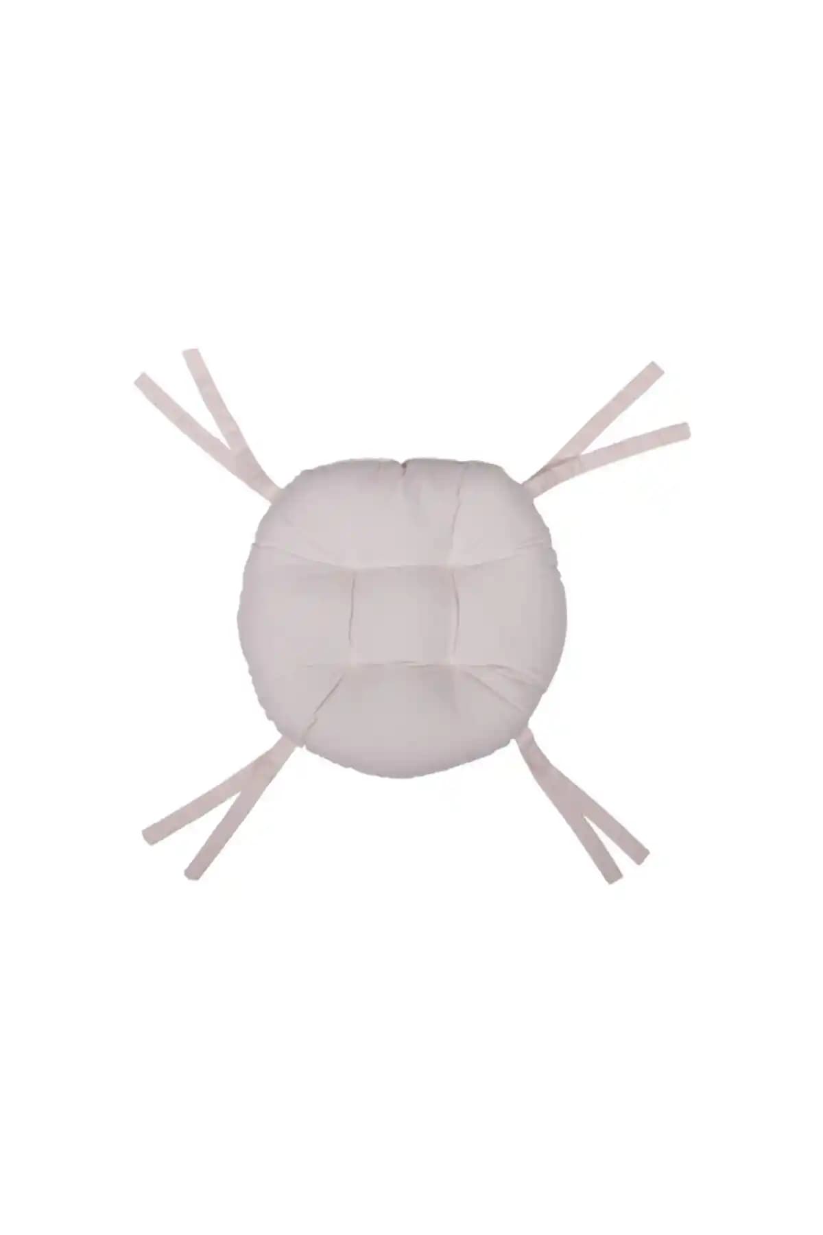 Kuscini Giglio Krem Renkli Tabure Minderi 35Ø - Şık ve Dayanıklı Dekoratif Oturma Çözümü