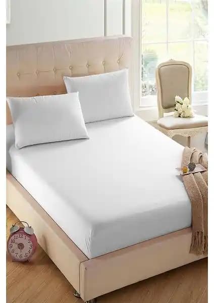 Lady Moda Çift Kişilik %100 Pamuklu Penye Lastikli Çarşaf Yatak Konforunu Artıran Kaliteli Seçenek