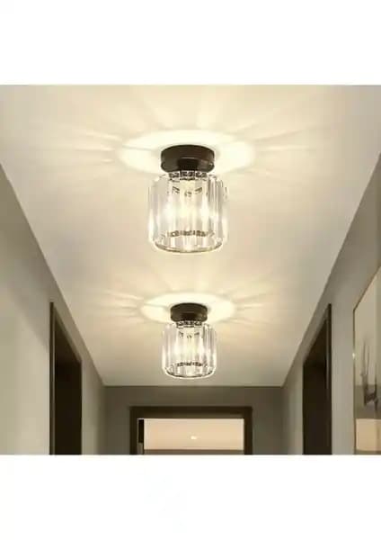 Luna Lighting Siyah Plafonyer Avize: Modern ve Şık Tasarım ile Fonksiyonellik Bir Arada