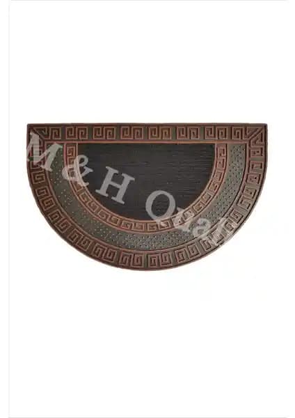 M&H Kalite Dekoratif Yarım Ay Versace Model Kapı Önü Paspası: Şık ve Dayanıklı Giriş Dekorasyonu