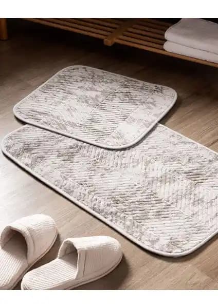 Madame Coco Eze Banyo Paspası Karşılaştırması Gri ve Fildişi Modelleri