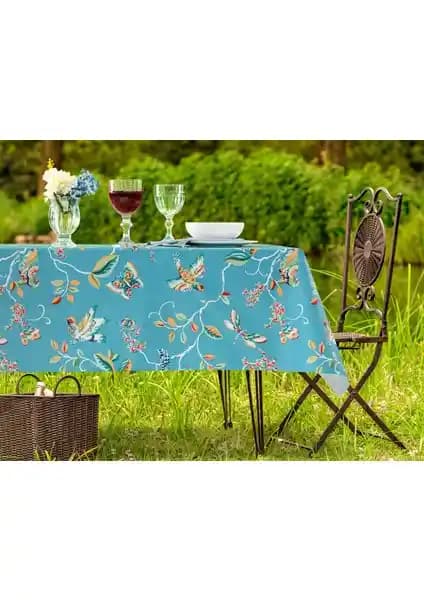 Madame Coco Violet PVC Masa Örtüsü: Şık ve Dayanıklı Dış Mekan Kullanımı İçin Ideal Çözüm
