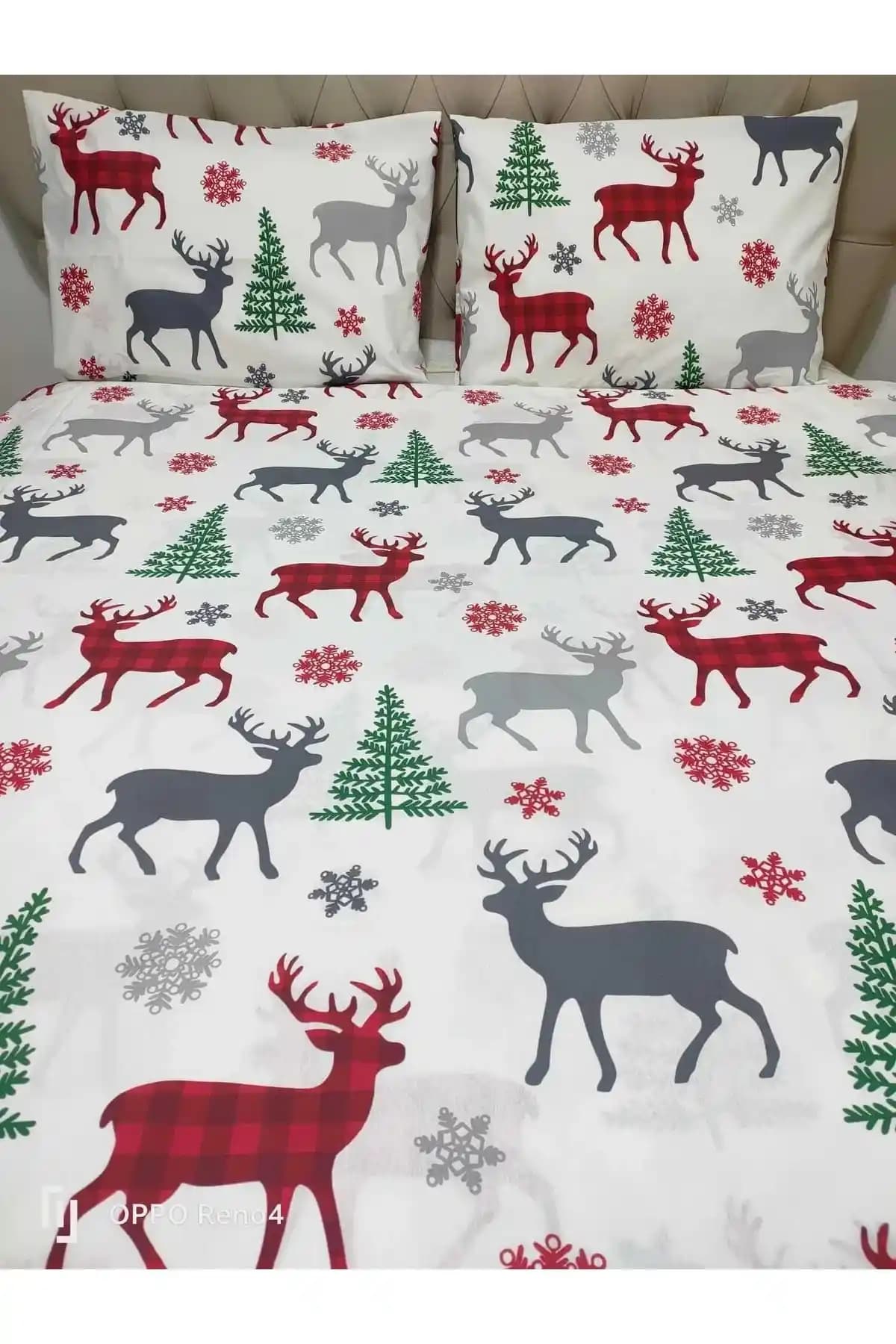 Mert Collection Yılbaşı Temalı Çift Kişilik Ranforce Nevresim Takımı