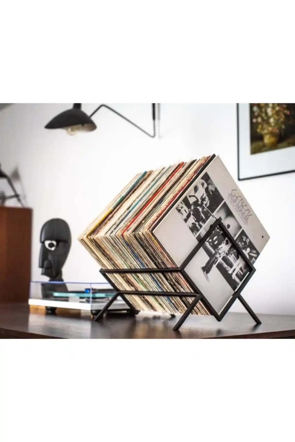 MERZANA Metal Plaklık Dergilik ve Kitaplık Modern ve Dayanıklı Tasarım Özellikleri