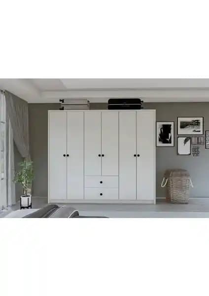 Metalia Gm 069 Delüx ve Rabi Mobilya Side 6 Kapaklı Gardrop Karşılaştırması