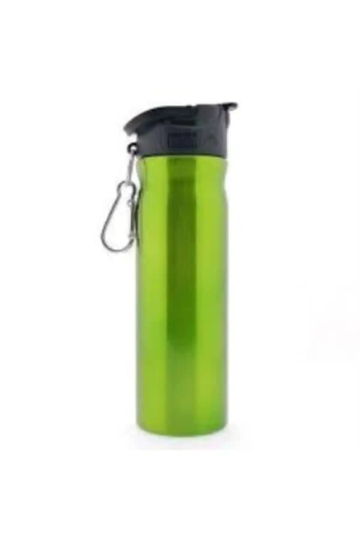 Mikro Marka 500 ml Çelik Matara Yeşil Sağlıklı ve Pratik Kullanım İçin Uygun