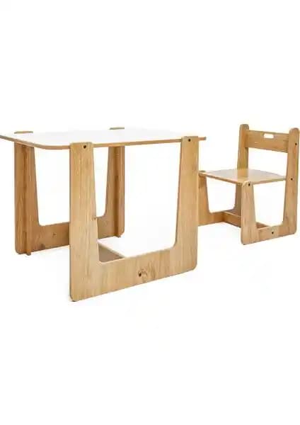 Minera 2-4 Yaş Turna Ahşap Montessori Çocuk Masası ve Sandalyesi Özellikleri ve Güvenlik