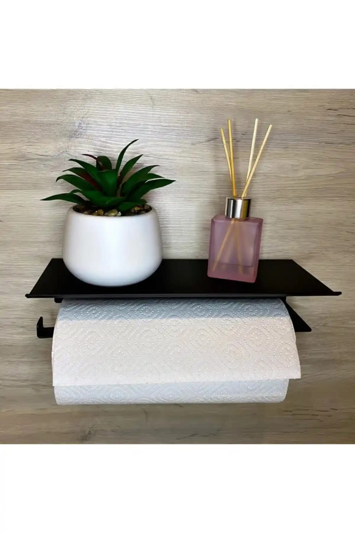 Modern ve Dayanıklı Metal Siyah Kağıt Rulo Havluluk ve Peçetelik Ürünü Özellikleri
