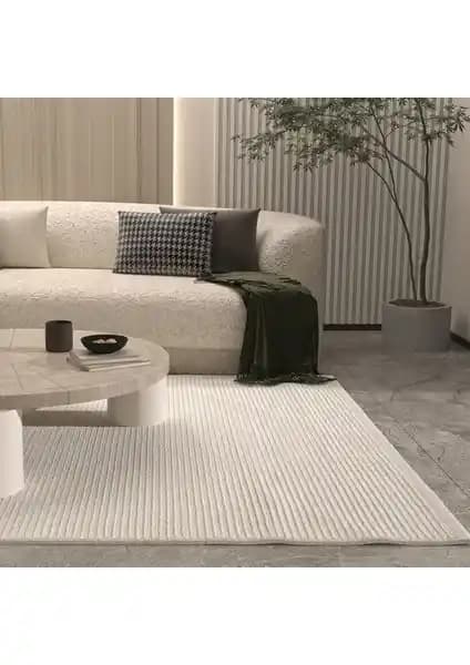 Modern ve Şık Krem Renkli Vetrina 3601 Halı - Dayanıklı ve Çok Yönlü Kullanım İçin