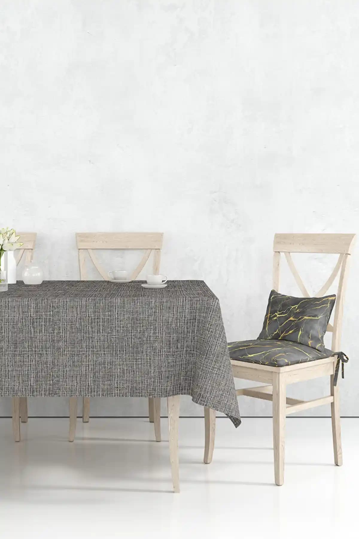 MORLİDO Yıkanabilir ve Lecek Tutmayan PVC Masa Örtüsü Dayanıklı ve Estetik Tasarım