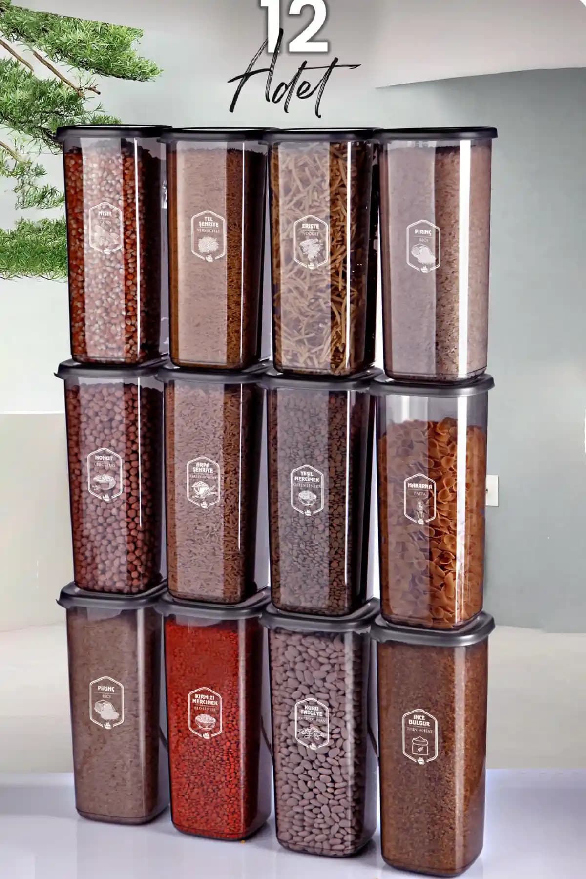 Mutfak Düzeninizi Geliştiren 12'li Jumbo Boy Saklama Kabı Seti Özellikleri ve Kullanım Avantajları