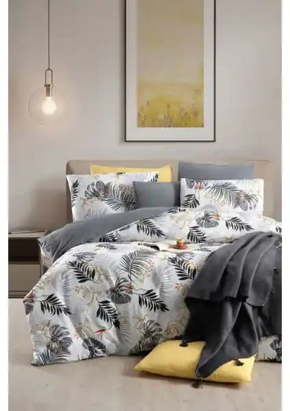 My Story Monstera Gri ve Valezium Siyah-Pembe Çift Kişilik Nevresim Takımı Karşılaştırması