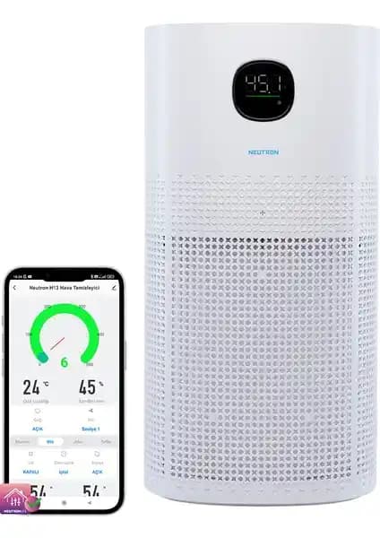 Neutron Air Purifier H13 HEPA Filtre Akıllı Hava Temizleyici 520 m² Alan İçin Sağlıklı Nefes