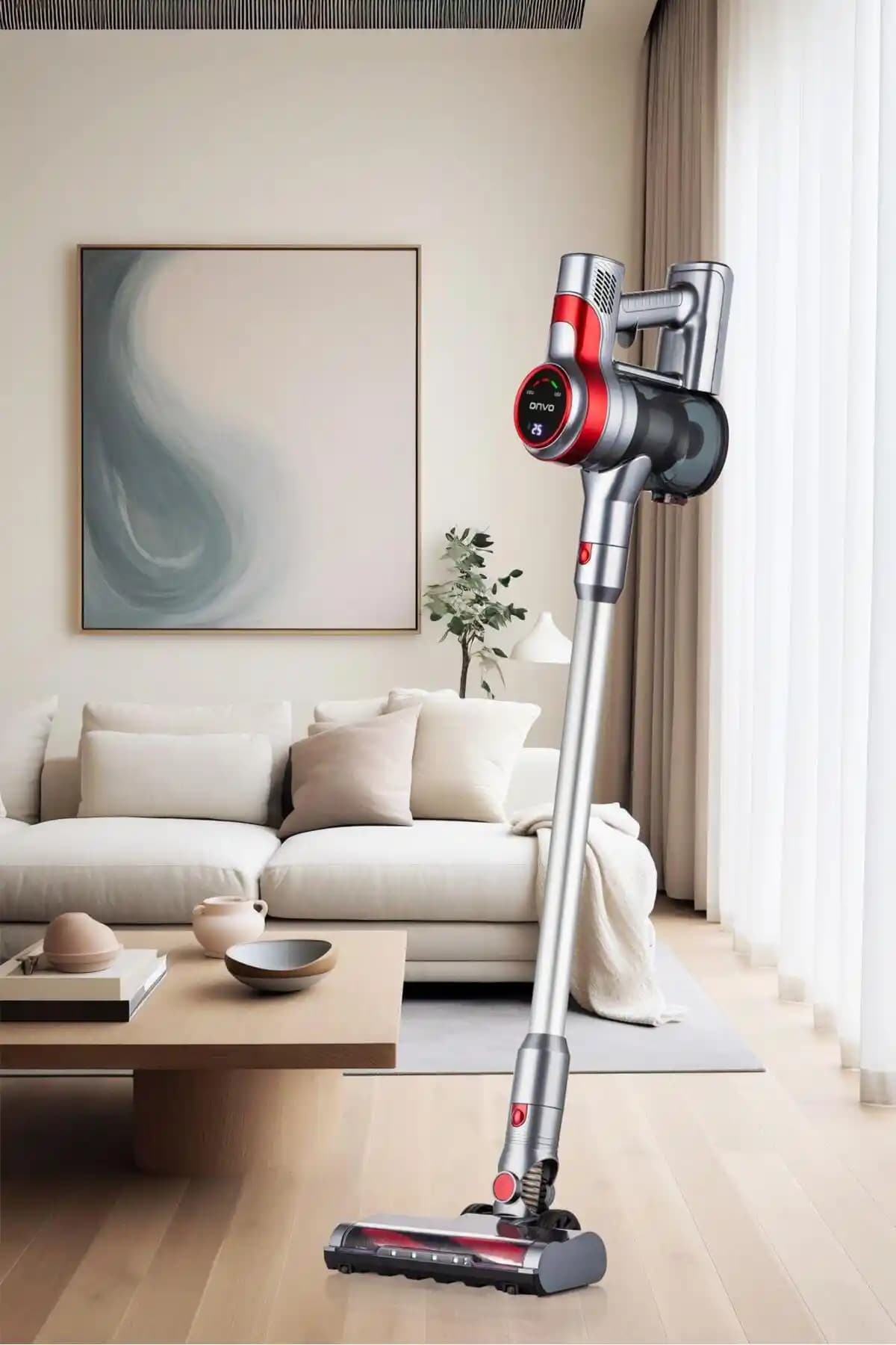 ONVO Ovdss01 Şarjlı Dikey Süpürge: Modern ve Güçlü Kablosuz Temizlik Çözümü
