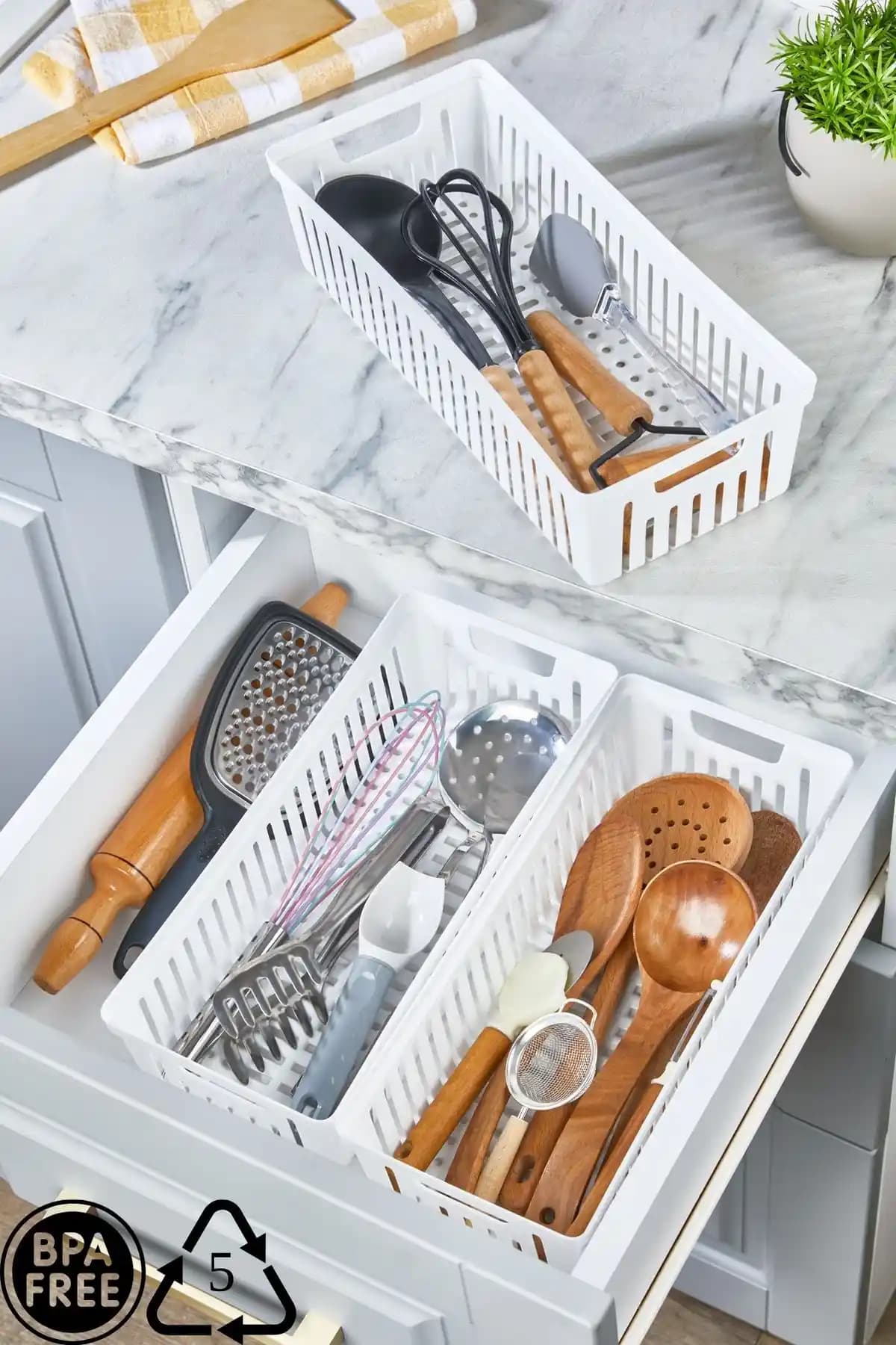 Pazarika 3'lü Modüler Kaşıklık ve Kepçelik Düzenleyici ile Mutfak Organizasyonunu Geliştirin