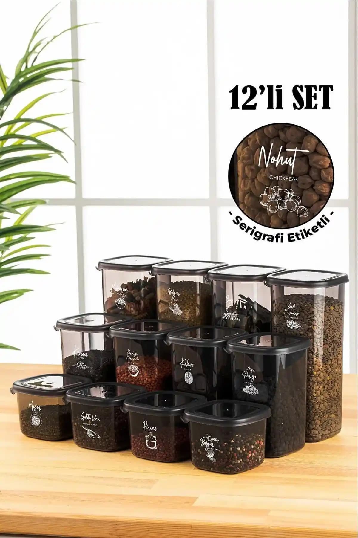 Peggy Kare Erzak Saklama Kabı Seti: Dayanıklı, Hava Geçirmez ve Modern Tasarım